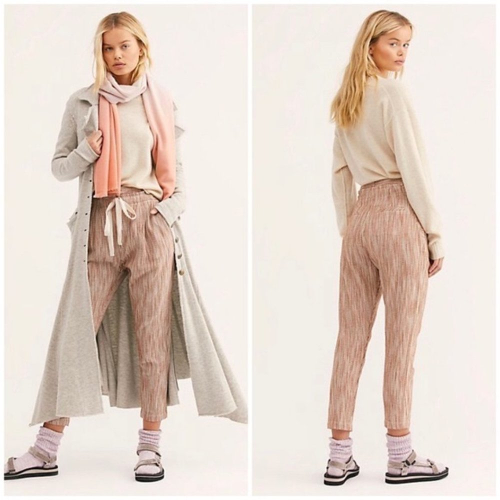 Free People Light at Sunrise Crop Pants - Size 4